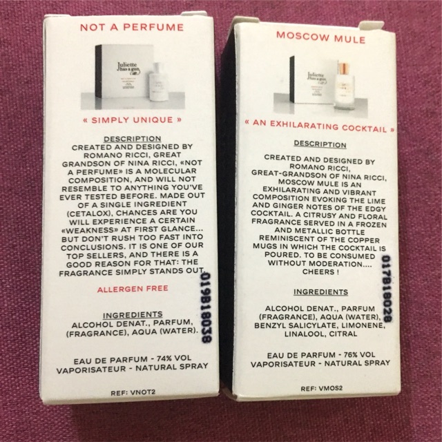 Vial nước hoa Juliette Has A G.un