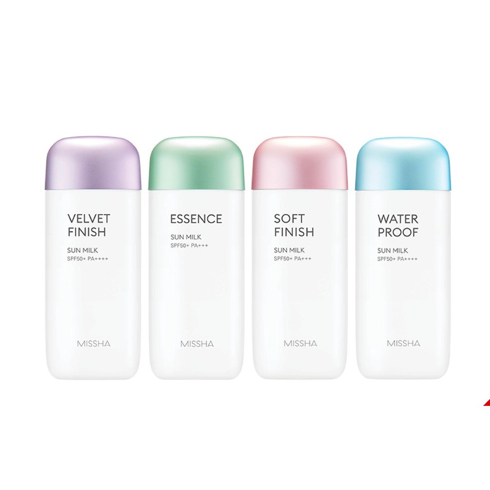 MBC Kem chống nắng dạng sữa Missha All-Around Safe Block Sun Milk 70ml Waterproof/Soft finish/ Velvet finish/ Essence