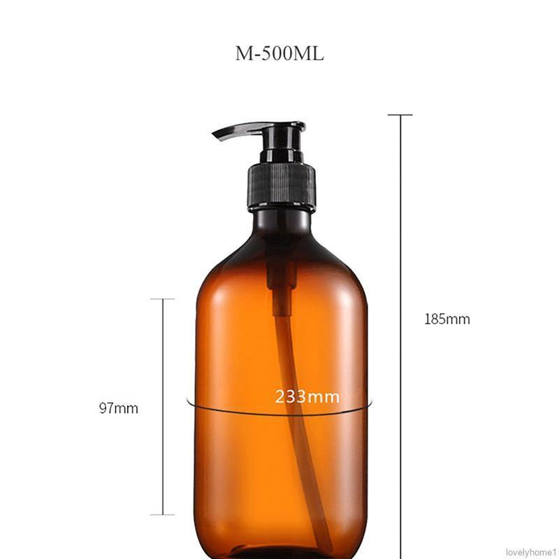 Chai đựng xà phòng/ dầu gội/ sữa tắm dung tích 300/ 500ml tiện lợi cho phòng tắm