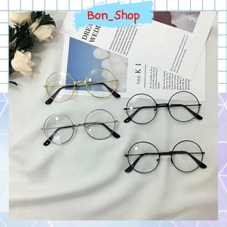  Kính Mát Nam Nữ Thầy Bói Unisex - Kính Ngố Tròn Nhiều Màu 014 _ Bon Shop 