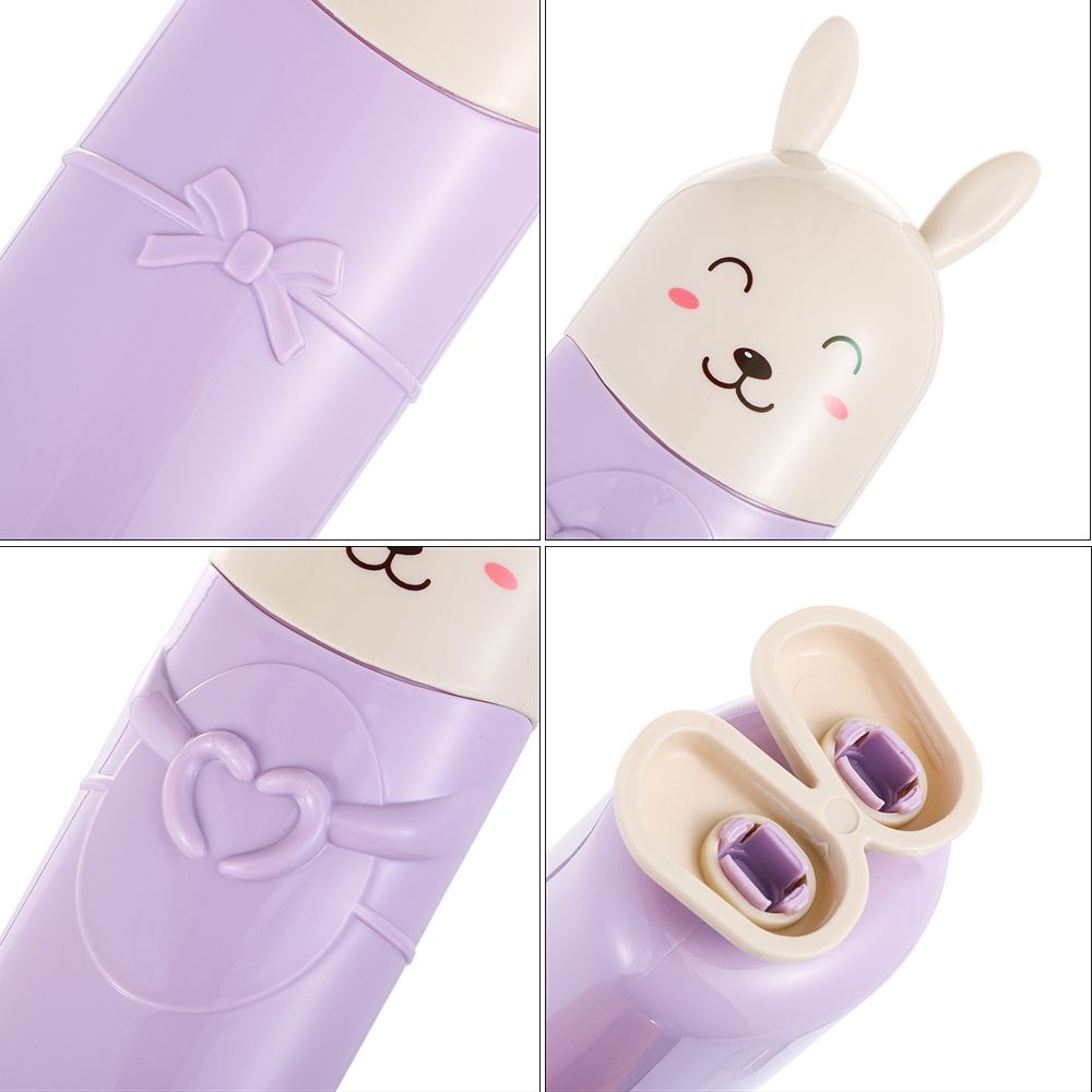 Hộp đựng bàn chải đánh răng hình thỏ dễ thương nhiều màu sắc