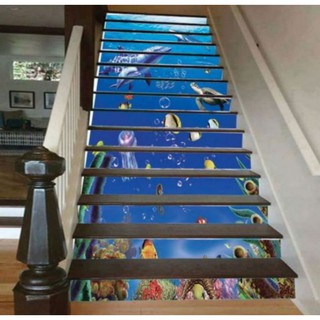 tranh 3D dán bậc thang 1m x 1m92