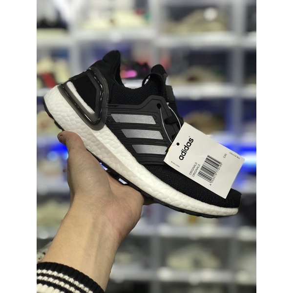 ( Hàng có sẵn)⚡️𝐅𝐑𝐄𝐄 𝐒𝐇𝐈𝐏⚡️Giày Ultra boost 6.0 1:1 đen vạch xám full box và bill