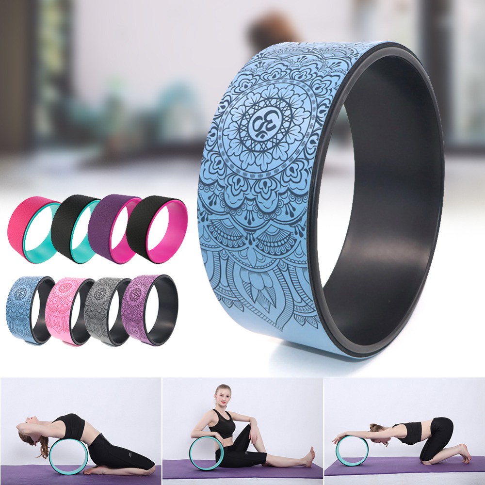 Vòng Tập Yoga Cao Cấp 33cm, Vòng Yoga 20 Mát xa Trị Liệu Bản To 13cm dùng cho cả Nam lẫn Nữ