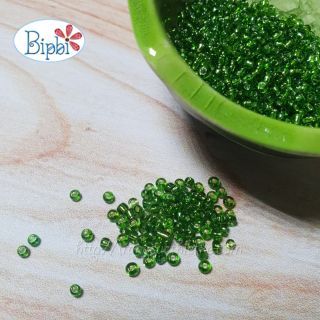 Combo 10 gói hạt cườm TQ xanh lá silverline