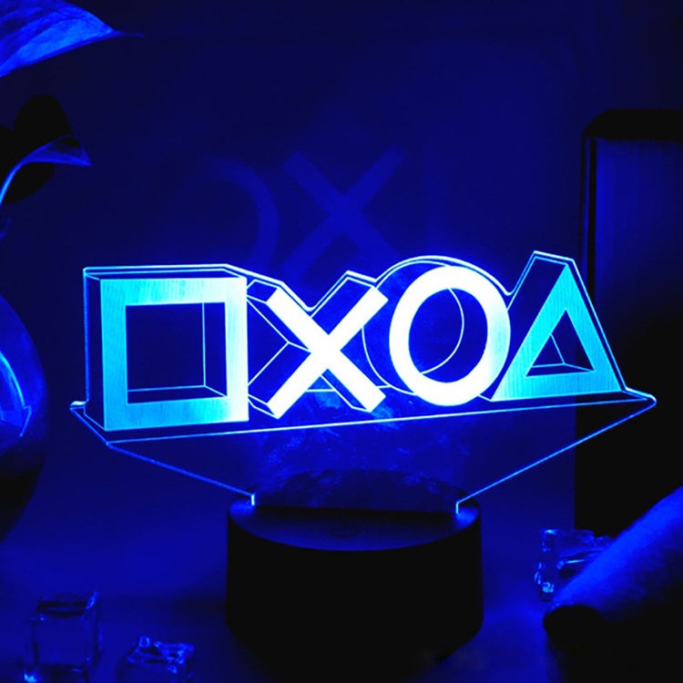Đèn led để bàn decor 3D cảm ứng DL2 hàng đẹp nhiều mẫu