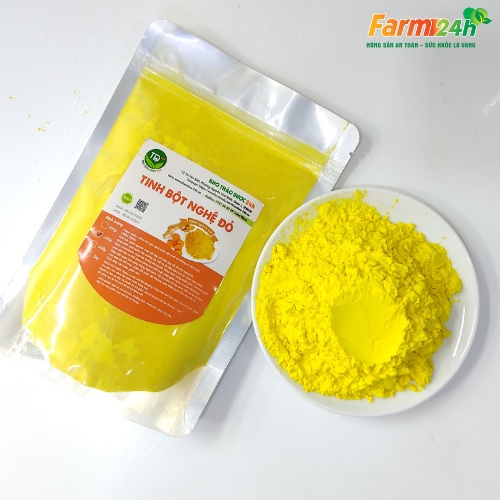 Tinh Bột Nghệ Đỏ Nghệ An giúp trắng da, ngăn chặn lão hóa, tẩy tế bào chết hiệu quả, hỗ trợ tiêu hóa hiệu quả - 500g/1kg