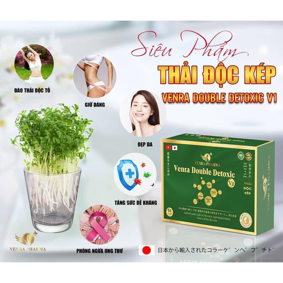 THẢI ĐỘC KÉP - VENRA DETOXIC V1 ☘️