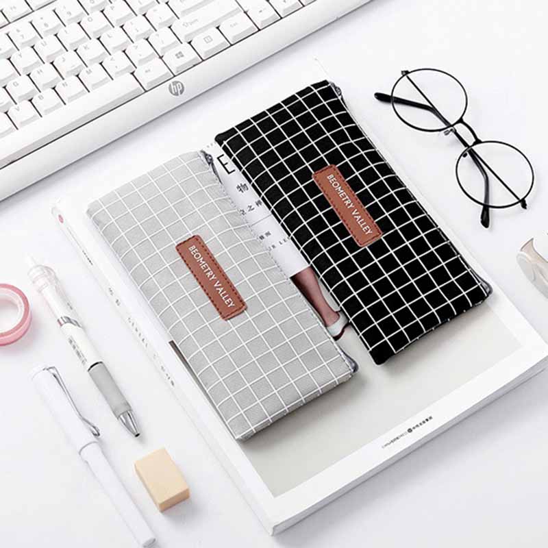 Túi đựng bút canvas thiết kế đơn giản tiện lợi