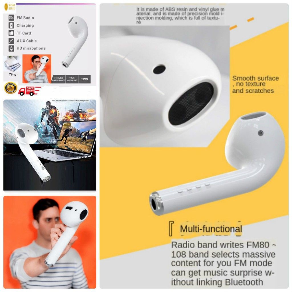 LOA BLUETOOTH TAI NGHE KHỔNG LỒ MK-101, MK-201
