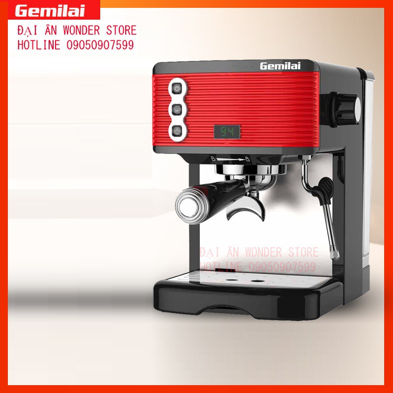 [ELHAT1TR giảm tối đa 1 triệu] Máy pha cà phê espresso Gemilai CRM3601 chuyên take away