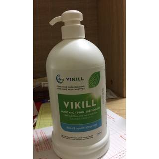 (CẦN THIẾT) NƯỚC RỬA TAY SÁT TRÙNG - DIỆT KHUẨN VIKILL, CHAI 1 LÍT
