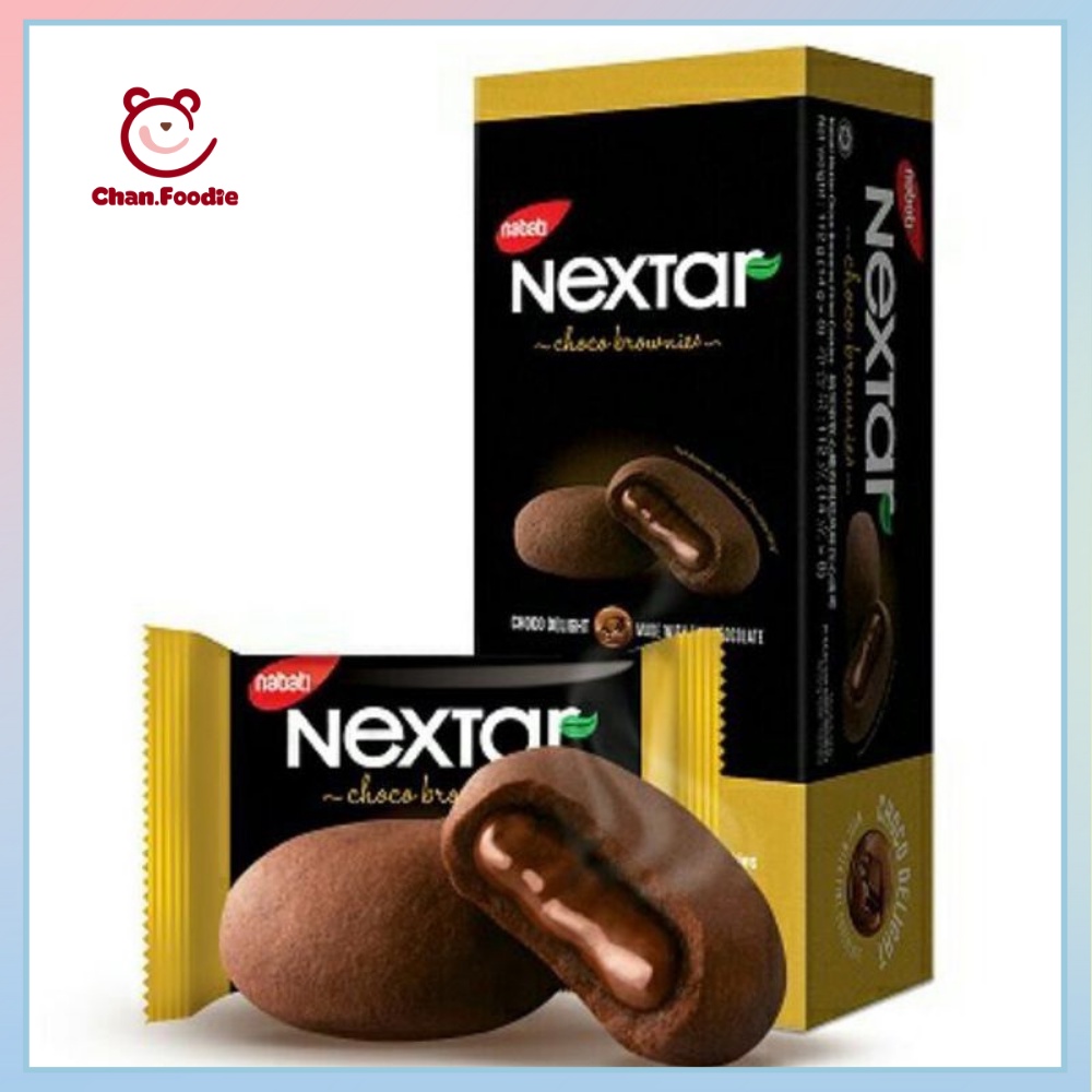 Bánh quy mềm Nextar Chocolate Brownies Nabati - Hộp 112 gram