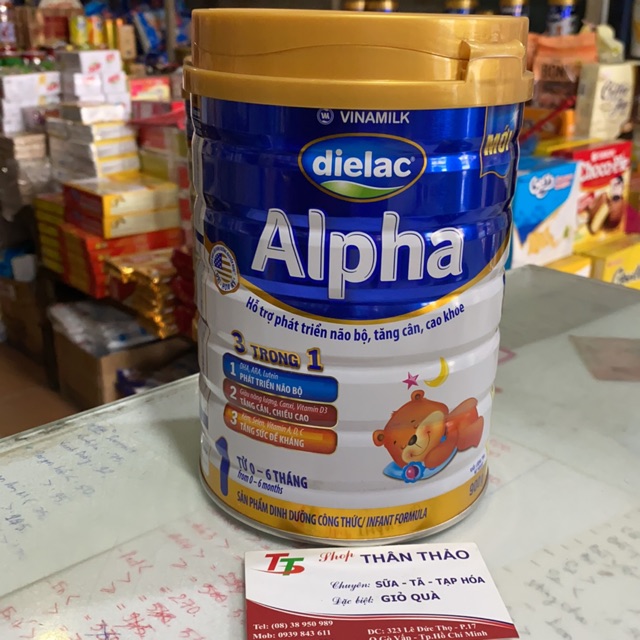 Sữa Bột Dielac Alpha Vinamilk Step 1-900gram
