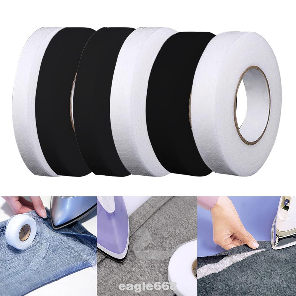70yards /roll Multifunction DIY Craft Double Sided Self Adhesive For Clothes Iron On Web Fabric Fusing Hem Tape
