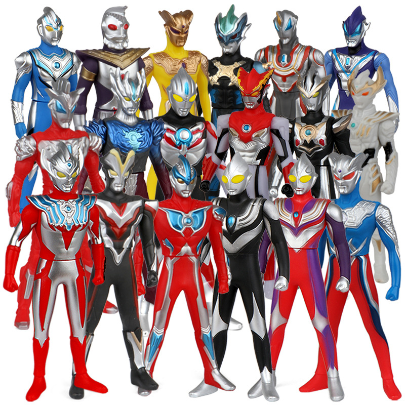 Mô Hình Nhân Vật Ultraman Cao Su 23cm Có Thể Cử Động Được