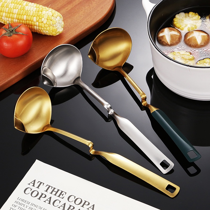 Muỗng Lọc Dầu Bằng Thép Không Gỉ 304 Chất Lượng Cao