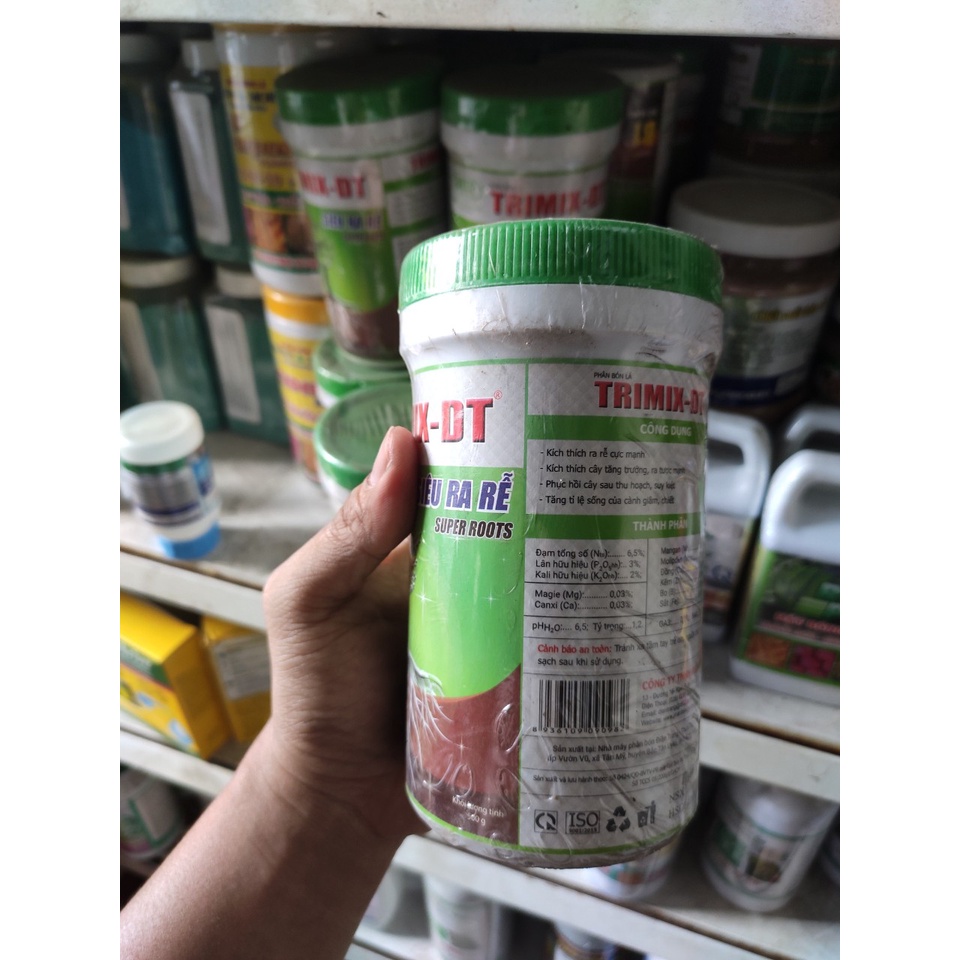 Phân bón kích rễ SIÊU RA RỄ B1 TRIMIX-DT hủ 500g-super roots stimulation 500g