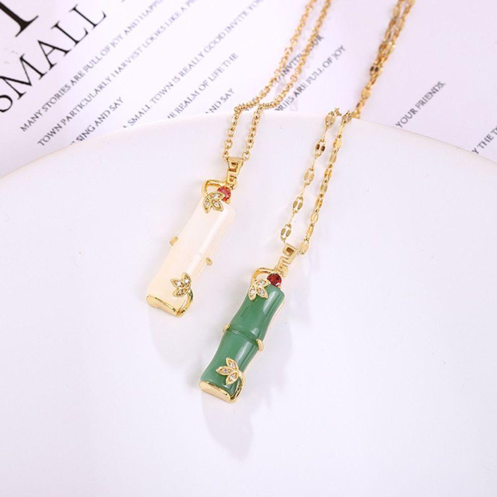 QQMALL Vòng cổ Thép Titan Mặt Hình Mắt Mèo Thắt Nút Sang Trọng Cho Nữ