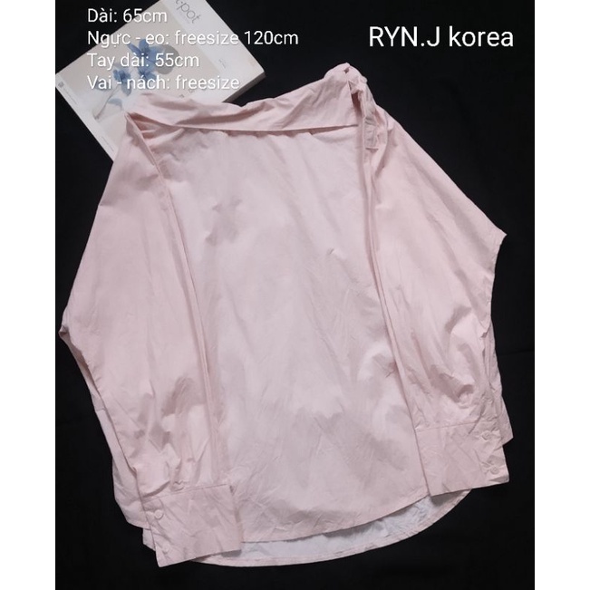 |2hand| Áo sơ mi korea kẻ sọc form rộng RYN.J