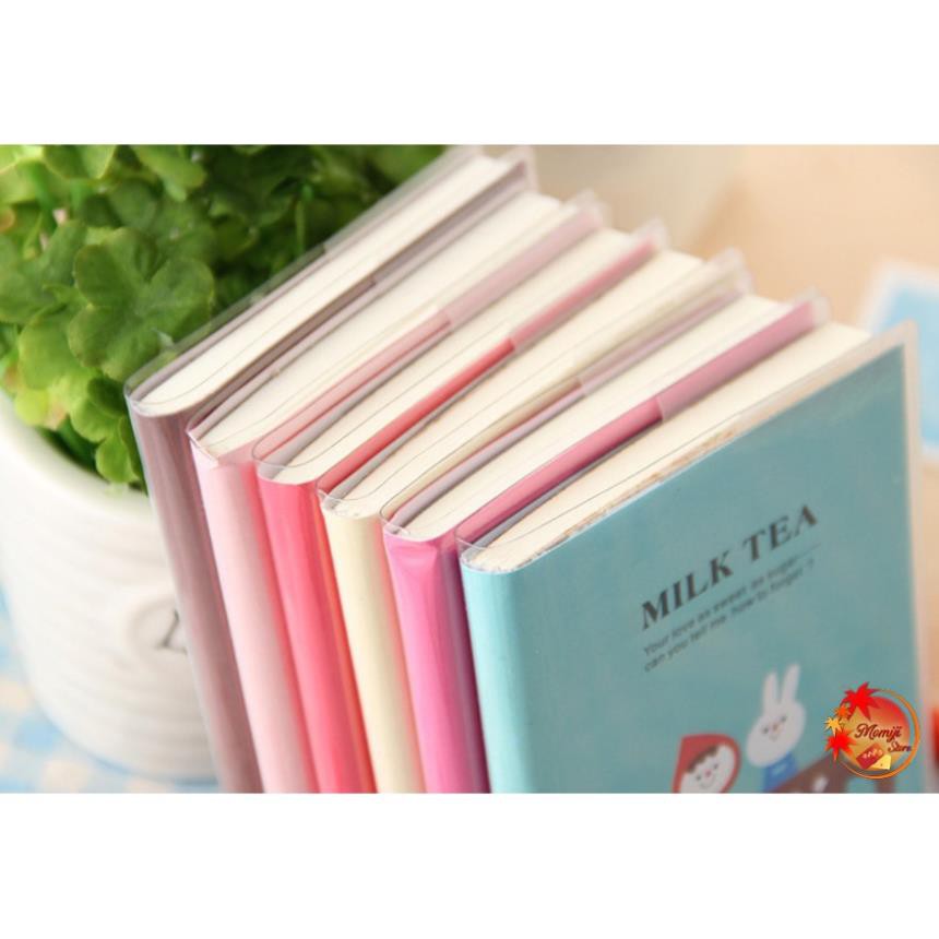 [Mã LIFE0803ALL giảm 10% đơn 0K] Set 5 cuốn Sổ tay mini MILK TEA độc đáo SIÊU RẺ !!!