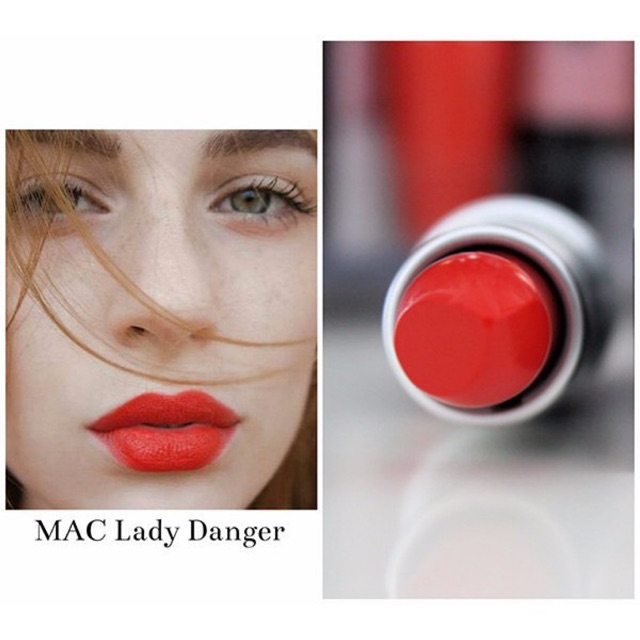 [SẴN] Son Mac thỏi Lady Danger đỏ cam chính hãng