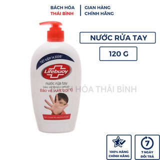 Nước Rửa Tay Lifebuoy Bảo Vệ Vượt Trội chai 120g