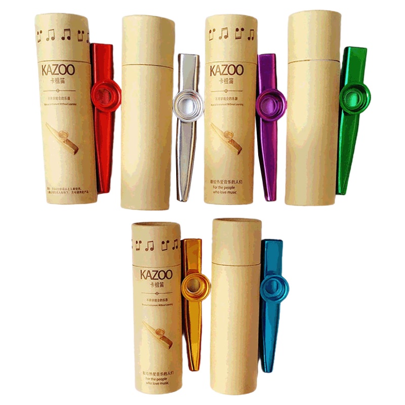 Nhạc Cụ kazoo Bằng Kim Loại Cho Bé