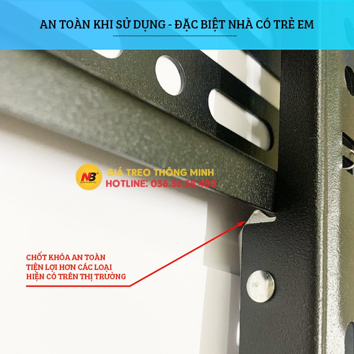 Giá treo tivi, Kệ treo tivi, Khung treo tivi thẳng tường A2F 32 - 43 - 55 Inch - Siêu Mỏng chỉ 2.9 CM - Hàng Xuất Khẩu