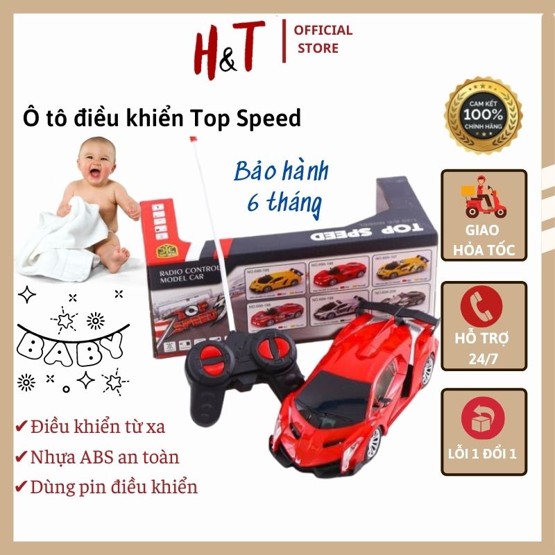 Ô tô điều khiển từ xa cho bé Top Speed - Siêu xe ô tô giá rẻ