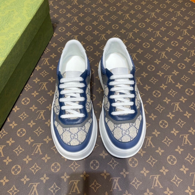 Giày thể thao cho nam và nữ thương hiệu Gucci GC/GG cao cấp mẫu mới vải phối da êm chân thoáng khí