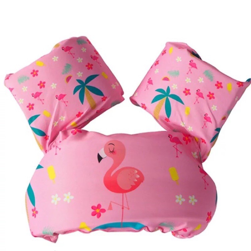 Phao Bơi Cho Bé Đi Biển Tập Bơi Dây Chắc Chắn Điều Chỉnh Chống Lật 2- 6 Tuổi Hoạt Hình Đáng Yêu Tay Đỡ Ngực