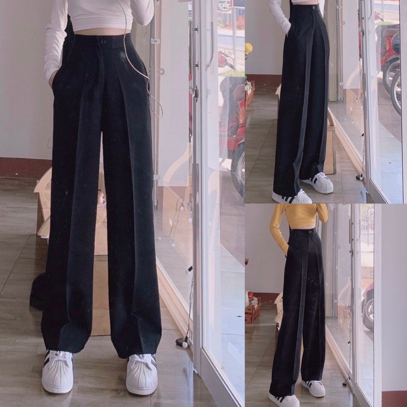 Quần Tây Nữ Ống Suông -Quần Suông Nữ Công Sở - Kèm Video Thật