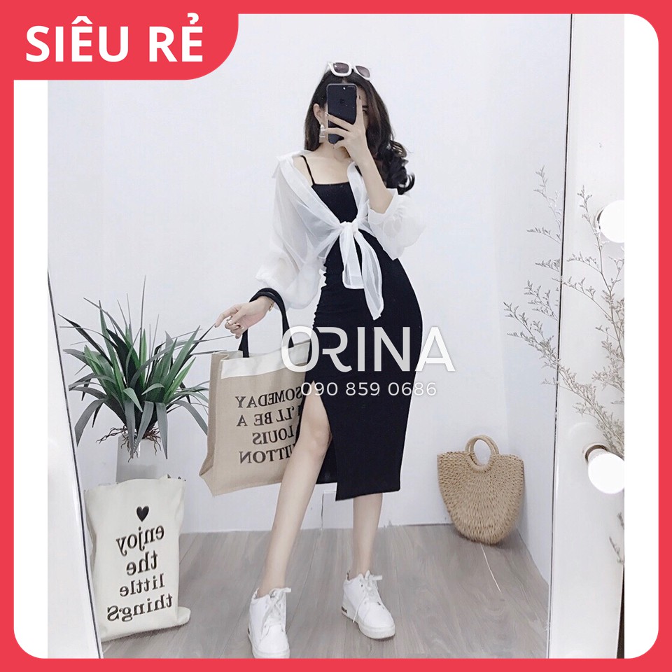 Áo sơ mi buộc trong suốt Orina - Hàng loại 1, chất đẹp - Giá tốt - 100% ảnh Orina Tự Chụp