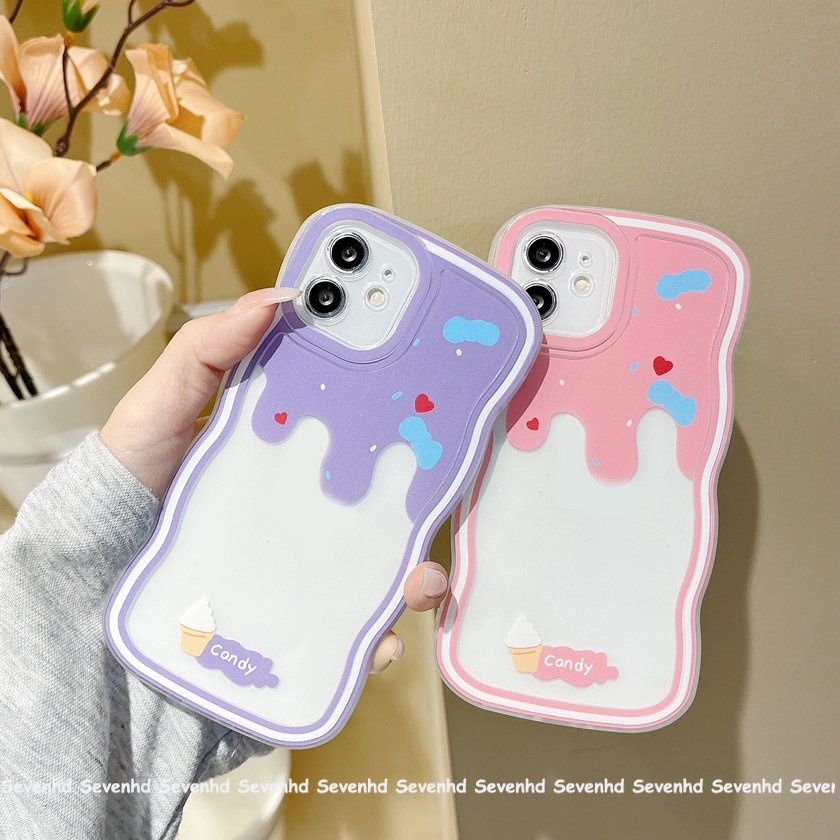 Ốp Điện Thoại Mềm Họa Tiết Bánh Kem / Dâu Tây / Bơ Cho iPhone 13 12 11 Pro Max Xs Max Xr X 7 8 6 6s Plus
