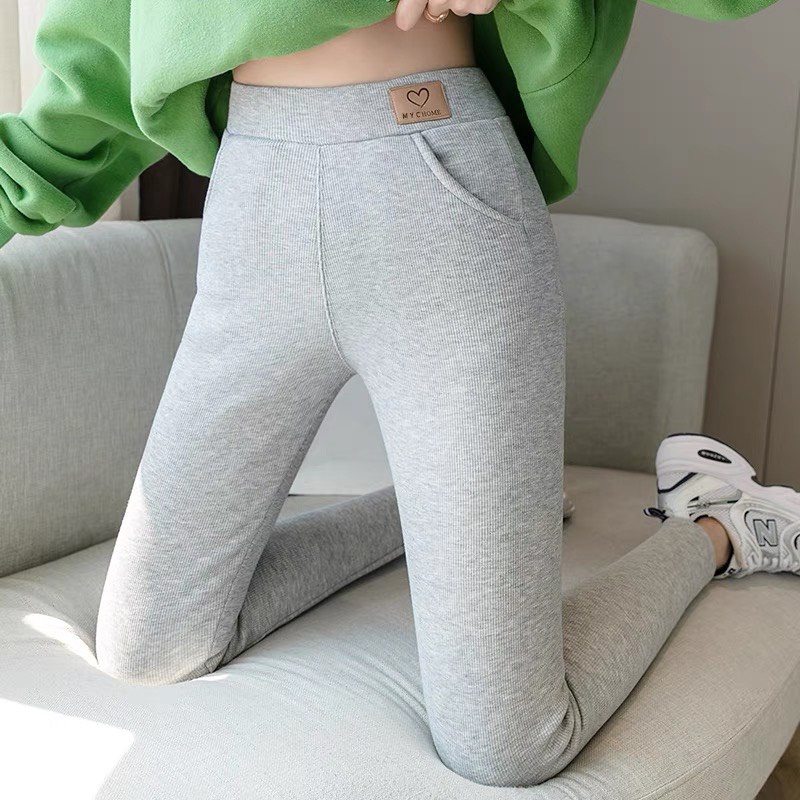 [ Giảm 10k đơn 50k] [SIÊU RẺ] Quần legging lót lông mềm mại nữ cạp cao giữ nhiệt tốt siêu ấm