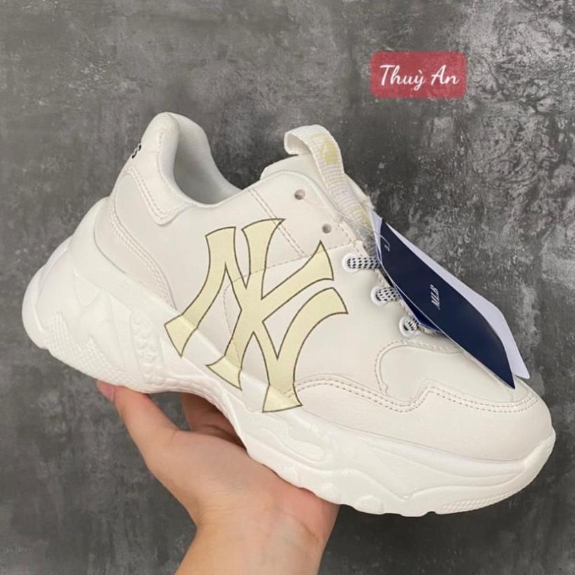 [𝗙𝘂𝗹𝗹 𝗕𝗼𝘅 𝗕𝗶𝗹𝗹] Giày thể thao MLB ny vàng , giày sneaker kiểu dáng hàn quốc độn đế