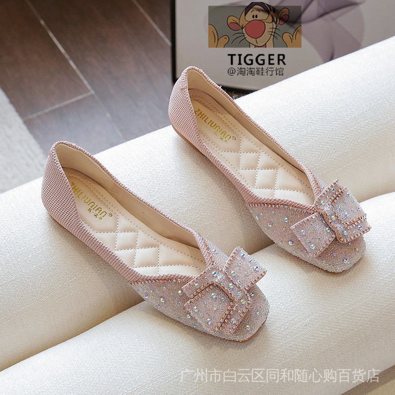 Giày Búp Bê Đế Mềm Mũi Vuông Thời Trang Hàn Quốc 2022 Cho Nữ