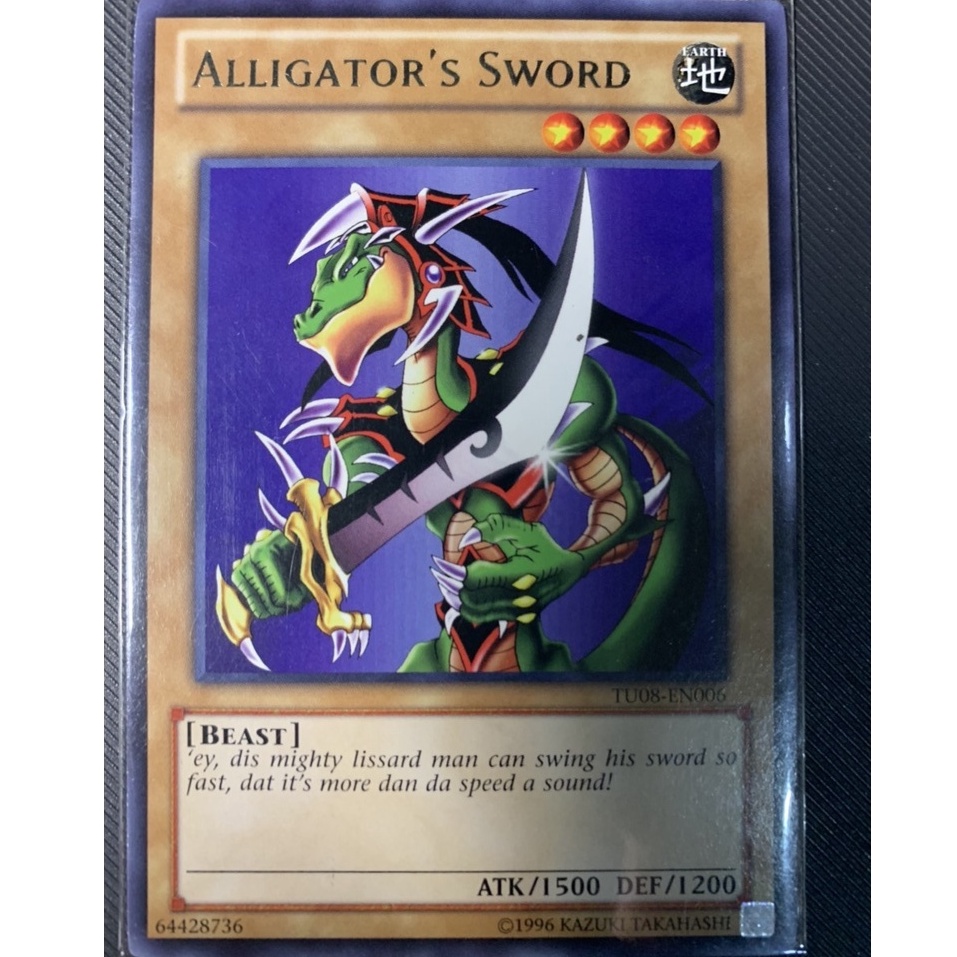 Thẻ bài Yugioh: Alligator's Sword - TU08-EN006 - Rare



