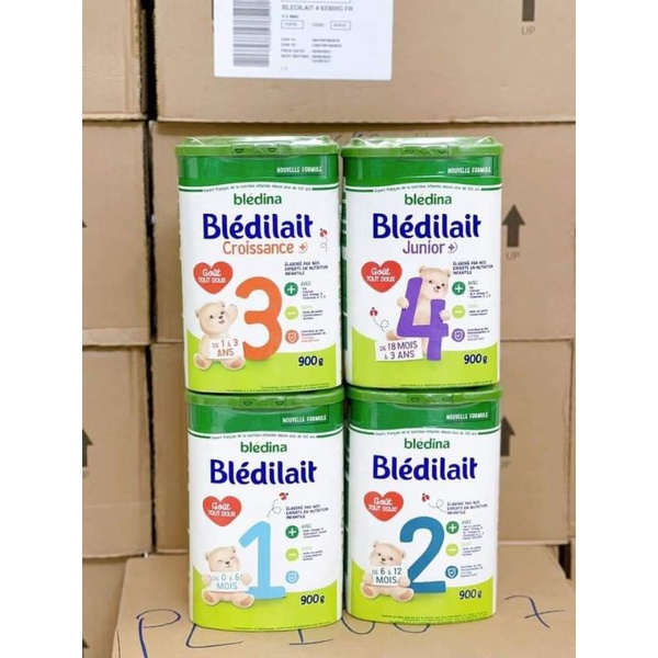 Sữa Bledilait Mẫu Mới số 1,2,3 900g - Mẫu mới