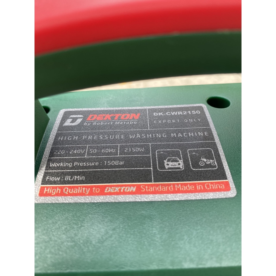 Máy xịt rửa xe gia đình DEKTON DK-CW2150 2150W