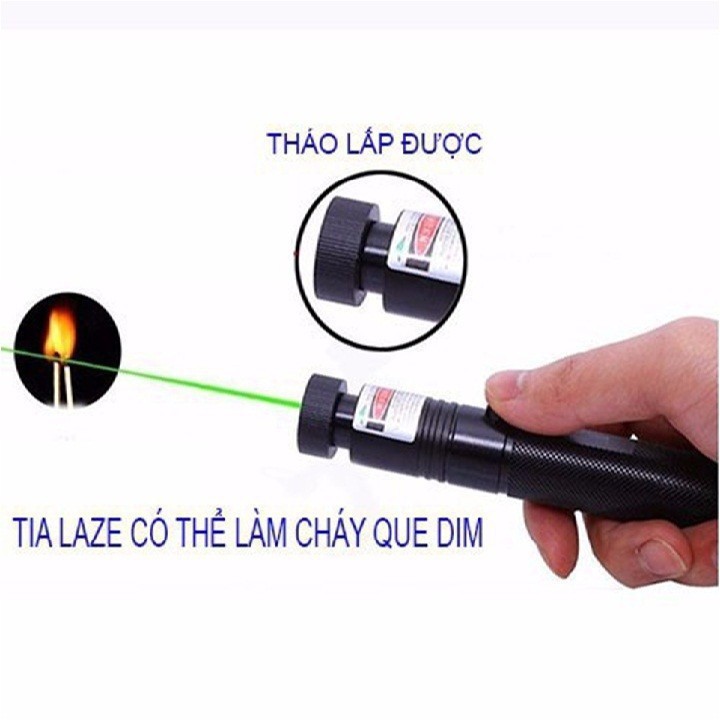 ĐÈN LASER TIA SÁNG XANH XA HƠN 1KM KHÔNG GÂY HẠI CHO DA - Mrphukien