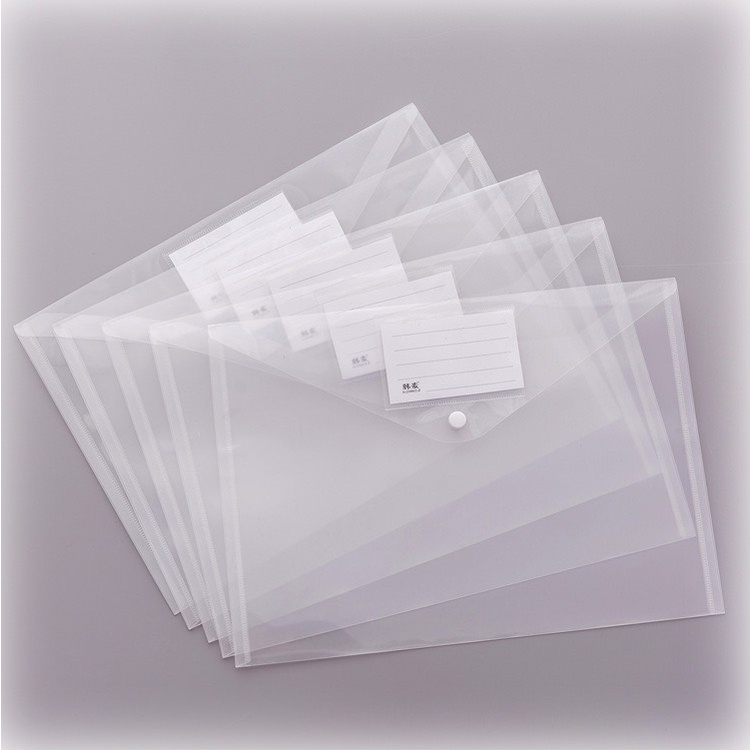 TÚI ĐỰNG TÀI LIỆU A4 NHỰA PVC TRONG SUỐT - SẢN PHẨM DÙNG TRONG CẢ HỌC TẬP VÀ CÔNG VIỆC