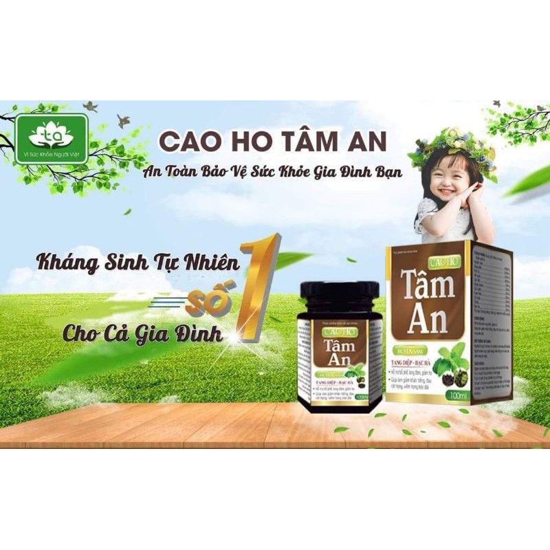 Cao Ho Tâm An [ Hàng Chính Hãng] Cao Ho Tâm An Bổ Phế Long Đờm Giảm Ho | Thế Giới Skin Care