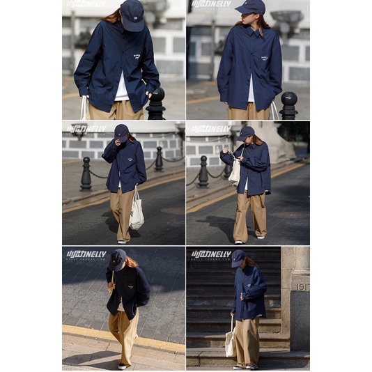 Áo sơ mi nelly sale (có sẵn) túi heybig smile