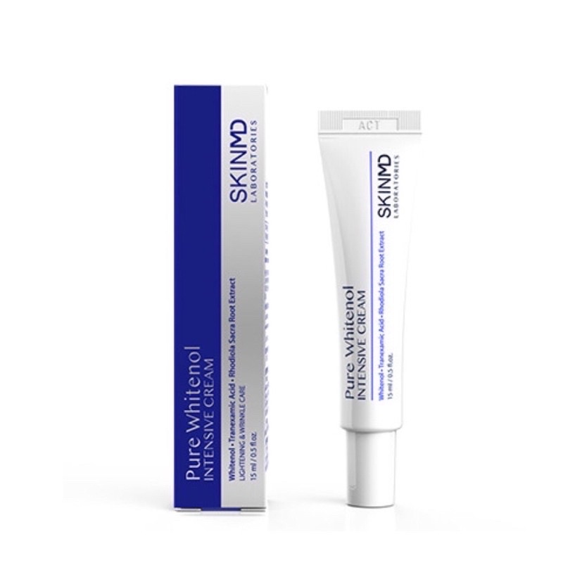 KEM TRẮNG DA MỜ THÂM SẠM NÁM SKIN MD SKINMD PURE WHITENOL INTENSIVE CREAM 15ml