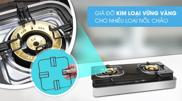 Bếp ga đôi Electrolux ETG729GKTR hàng trưng bầy mới 97 98%