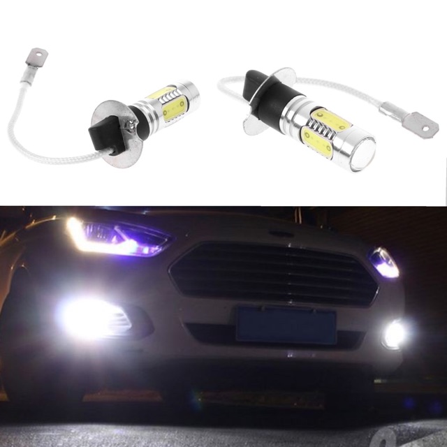 Cặp Đèn Led Pha H3 - 80W Cho Ô Tô