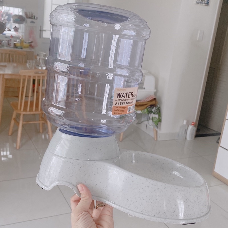 Bình nước tự động cho chó mèo 3.8L siêu khổng lồ/ bát ăn hạt tự động