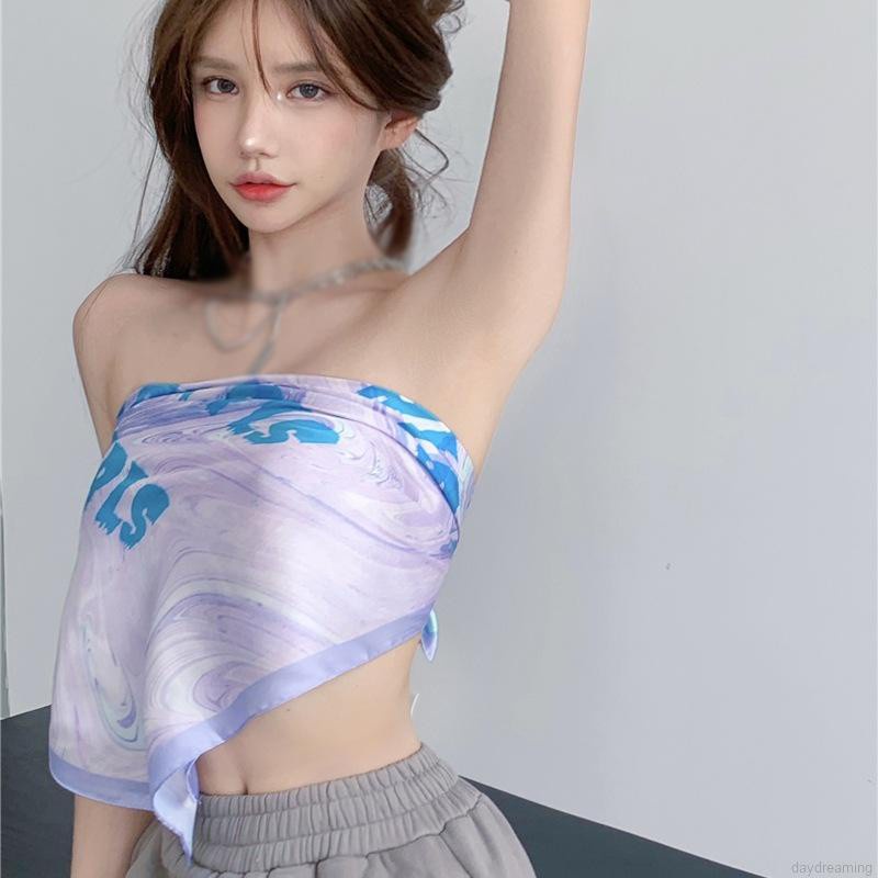 Áo Hai Dây Bằng Vải Lụa Satin Đa Chức Năng Thời Trang Sành Điệu Cho Nữ | BigBuy360 - bigbuy360.vn